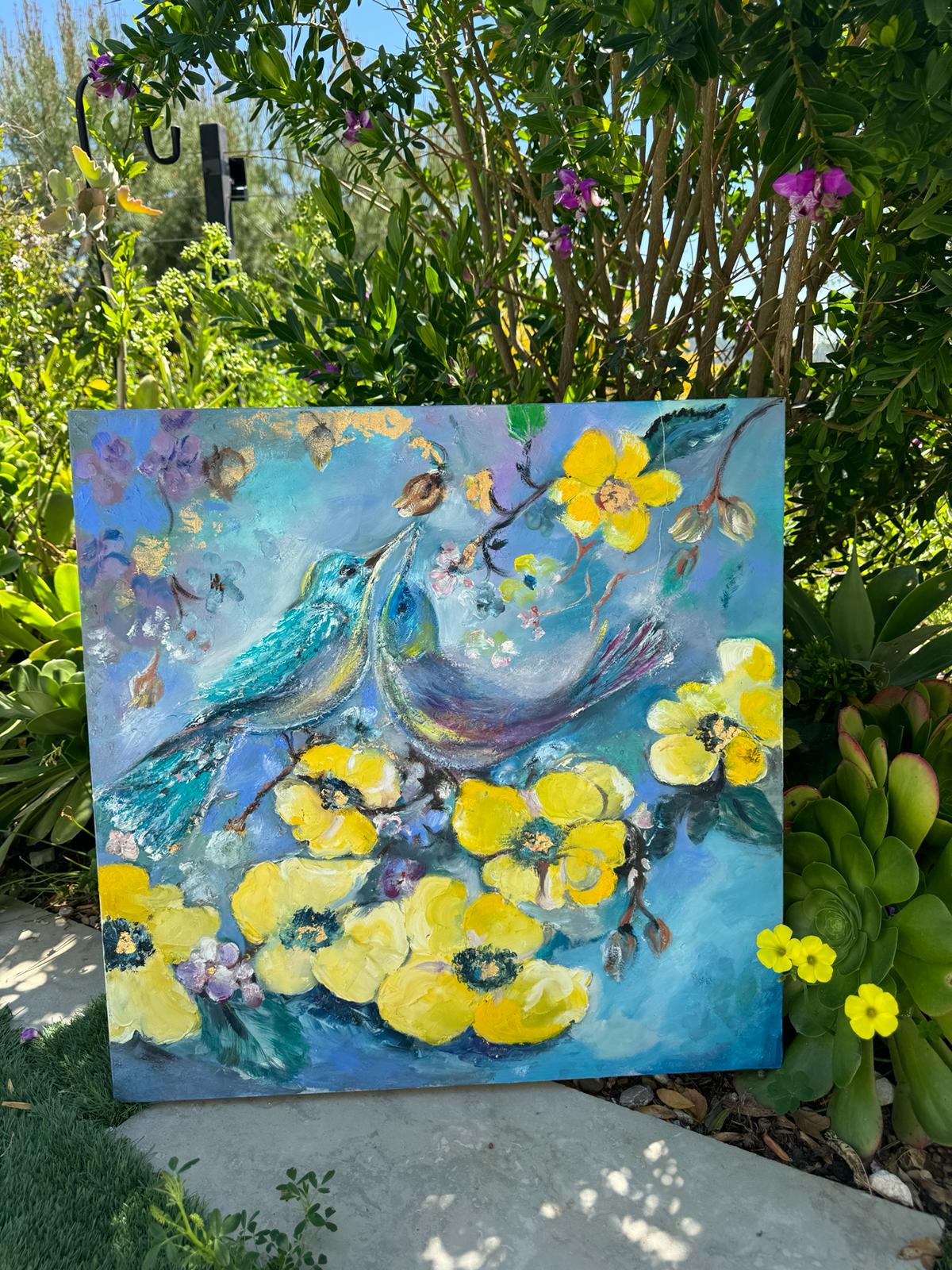 Harmony in Bloom Oil Painting (PRINT)