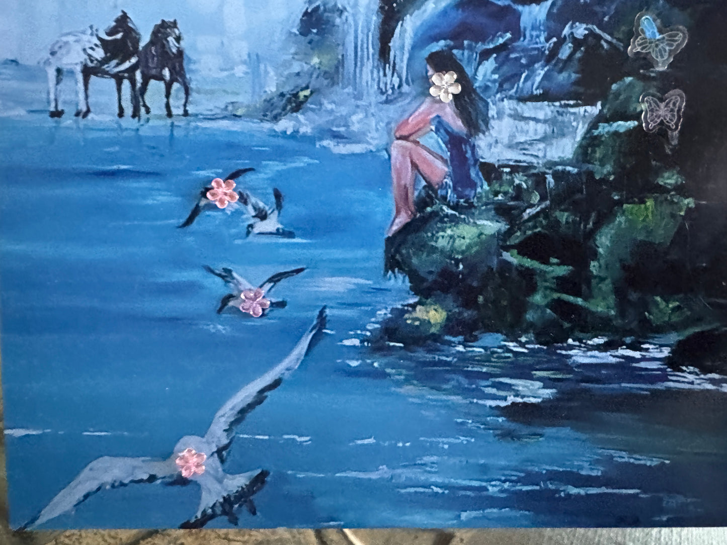 (HANDCRAFTED) Dream painting greeting cards