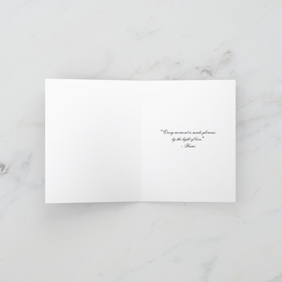 (PLAIN) Rose painting greeting cards