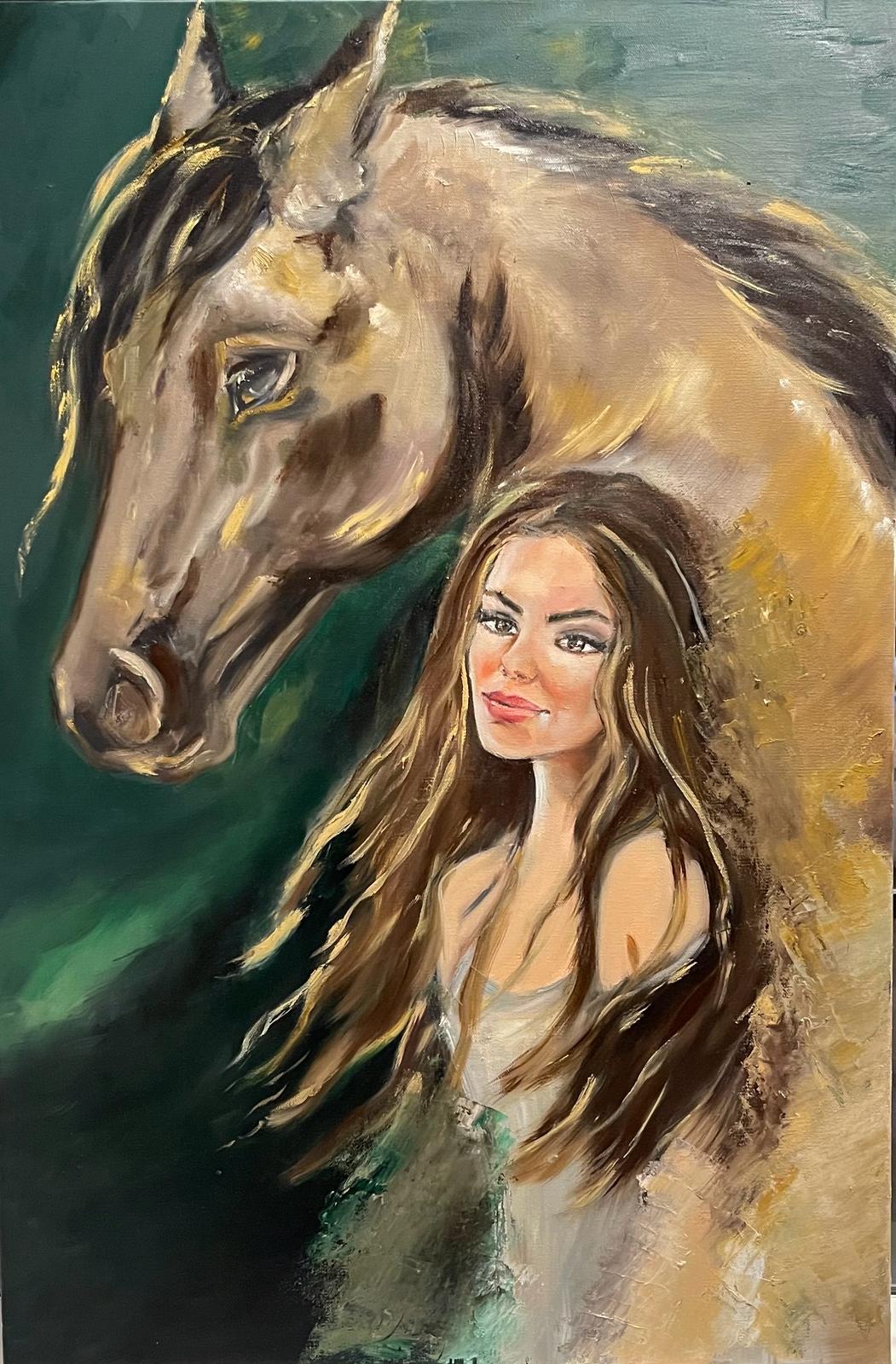 Emerald Oil Painting (REPRINT) | Mojgan Vahdati - Nia | Mojarts