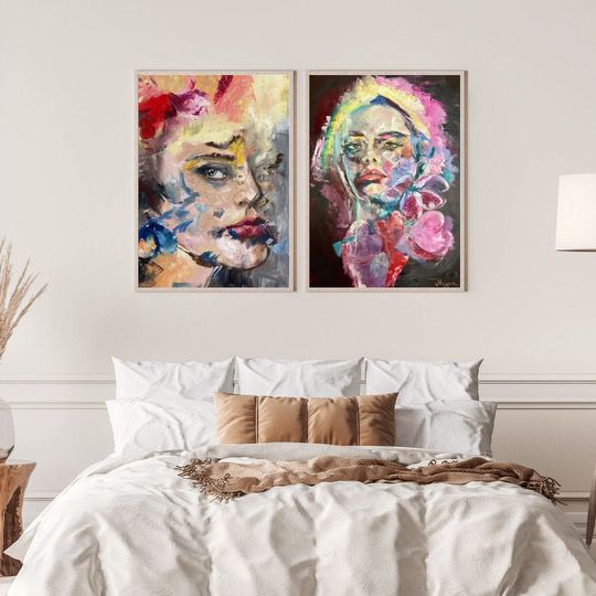 Psychedelic Muse Oil Painting PRINT