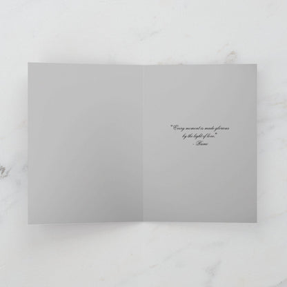 (PLAIN) Rose painting greeting cards
