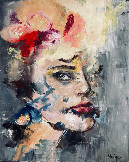 Psychedelic Muse Oil Painting (REPRINT) | Mojgan Vahdati - Nia | Mojarts