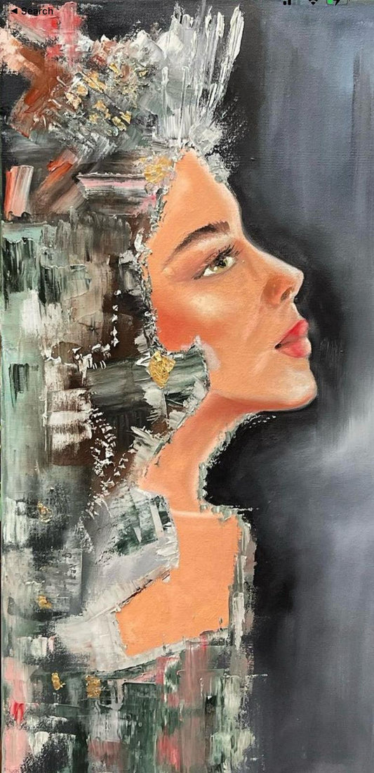 Whispers of Royalty Oil Painting (REPRINT) | Mojgan Vahdati - Nia | Mojarts