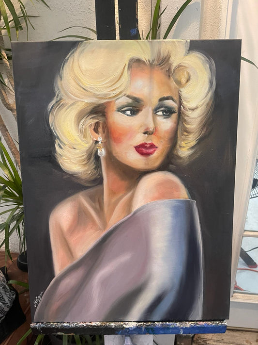 Marilyn Oil Painting (REPRINT) | Mojgan Vahdati - Nia | Mojarts