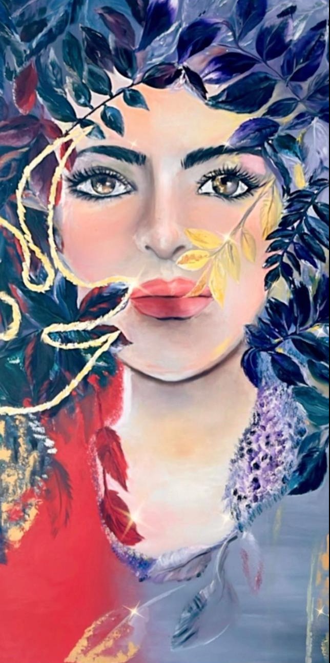 Lush Oil Painting (PRINT) | Mojgan Vahdati-Nia | Mojarts